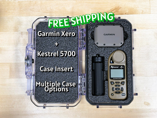 Garmin Xero C1 Pro + Kestrel 5700 - Case Insert